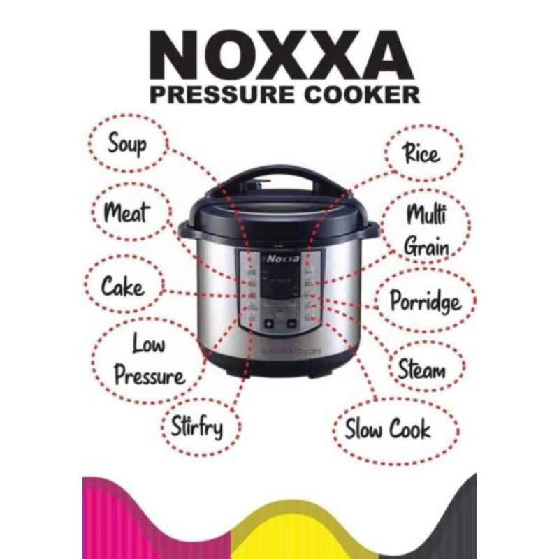 Noxxa pressure cooker function sale