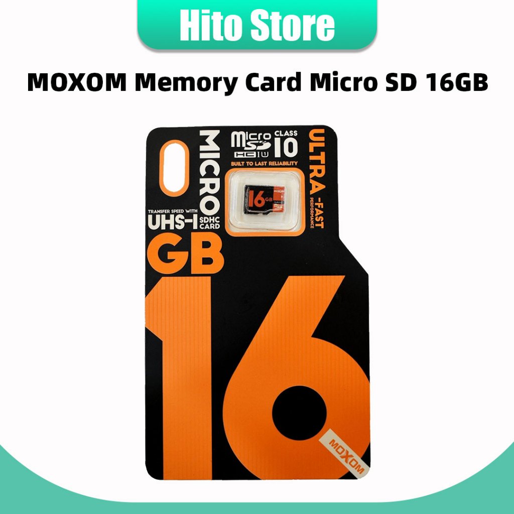 MOXOM Memory Card Micro SD 16GB | Shopee Malaysia