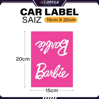 CAREGA Label Personalized Car Wash Label Sticker Viral Kereta Lego ...