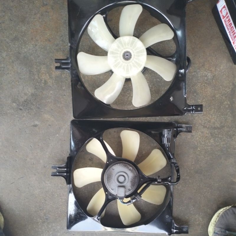 2 units hispeed fan motor 4 wires 7 bilah sesuai modified apa apa