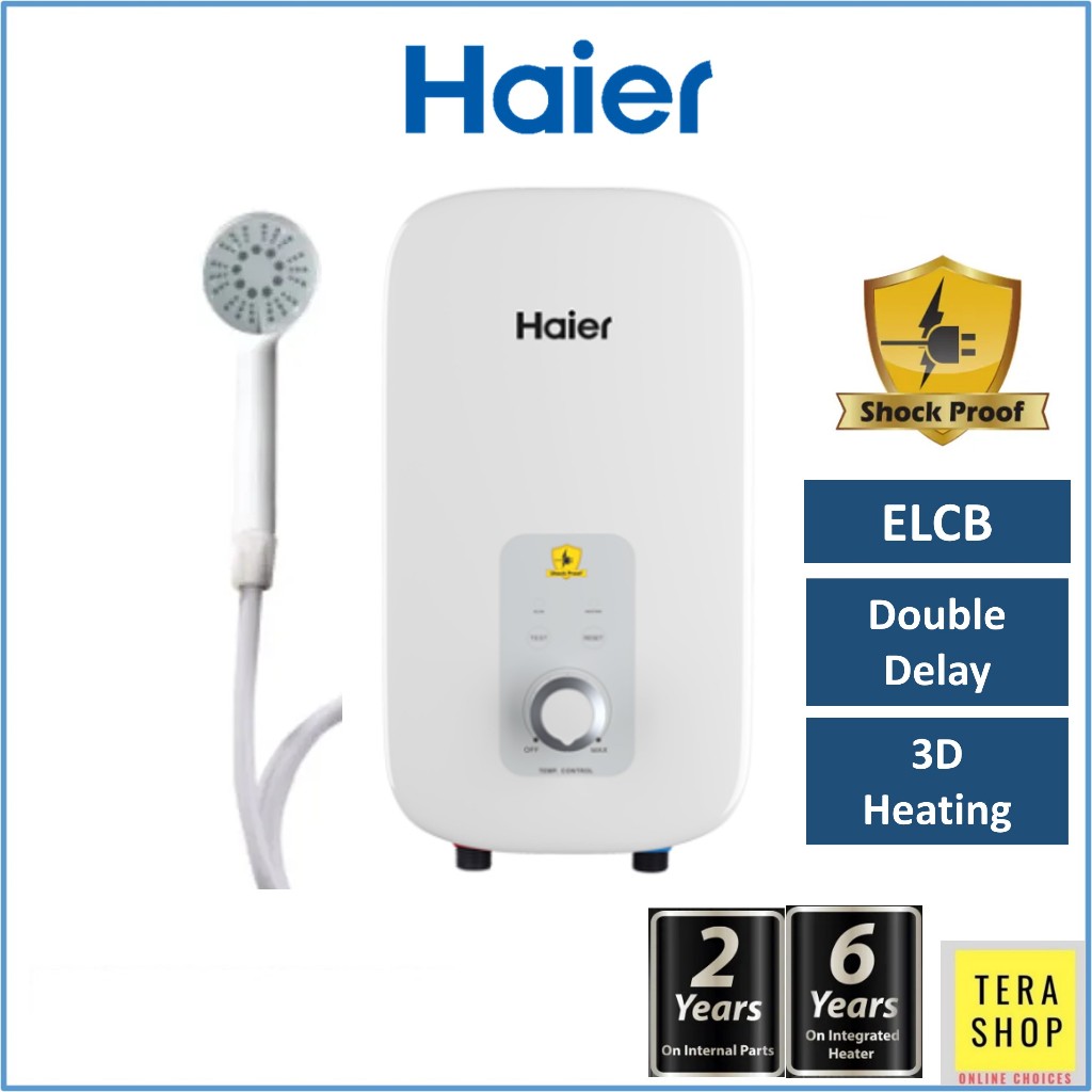 Toshiba 38WMY(W) / Haier EI36L1 Instant Water Heater with ELCB Earth