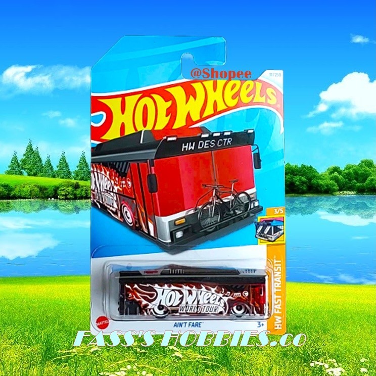 *M-A HOT WHEELS AIN'T FARE HW FAST TRANSIT 3/5 REGULAR TREASURE HUNT ...