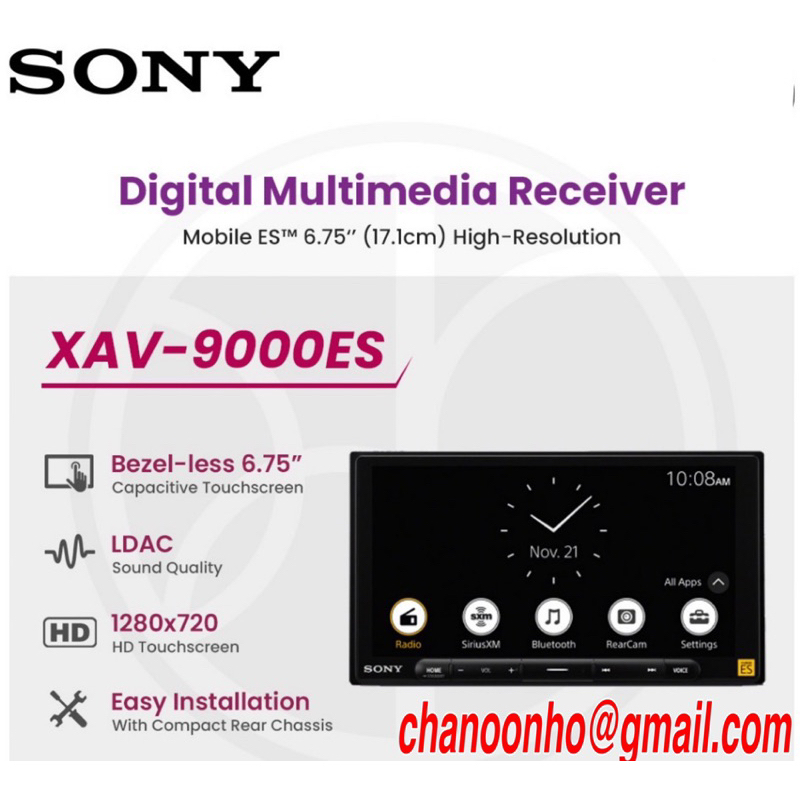 Sony XAV9000ES Mobile ES™ 6.75‘’ (17.1cm) HighResolution Digital