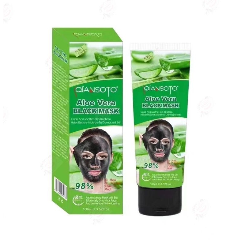 ALOVERA BLACK MASK PEEL OFF FACE MASK For clear all impurities of skin