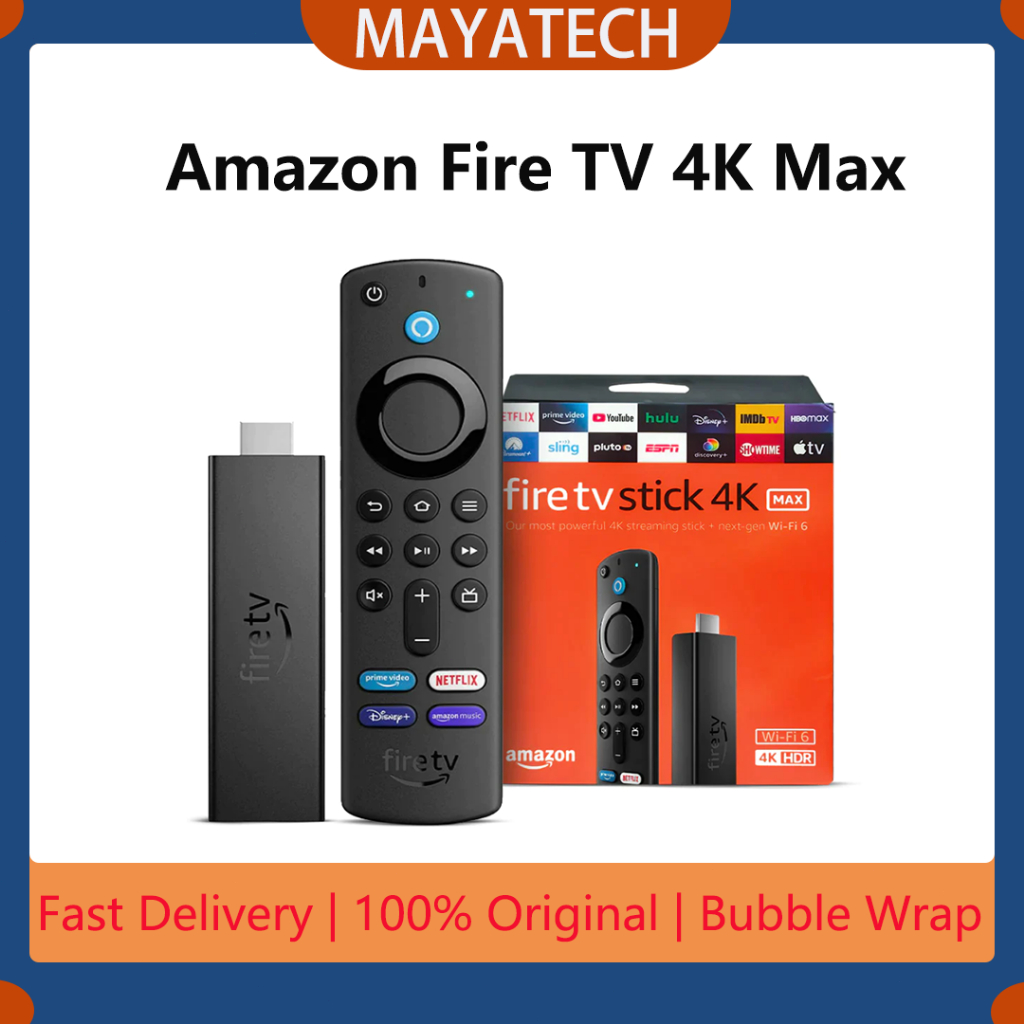 Fire TV Stick 4K MAX Streaming device WiFi-6 Alexa Voice Remote New