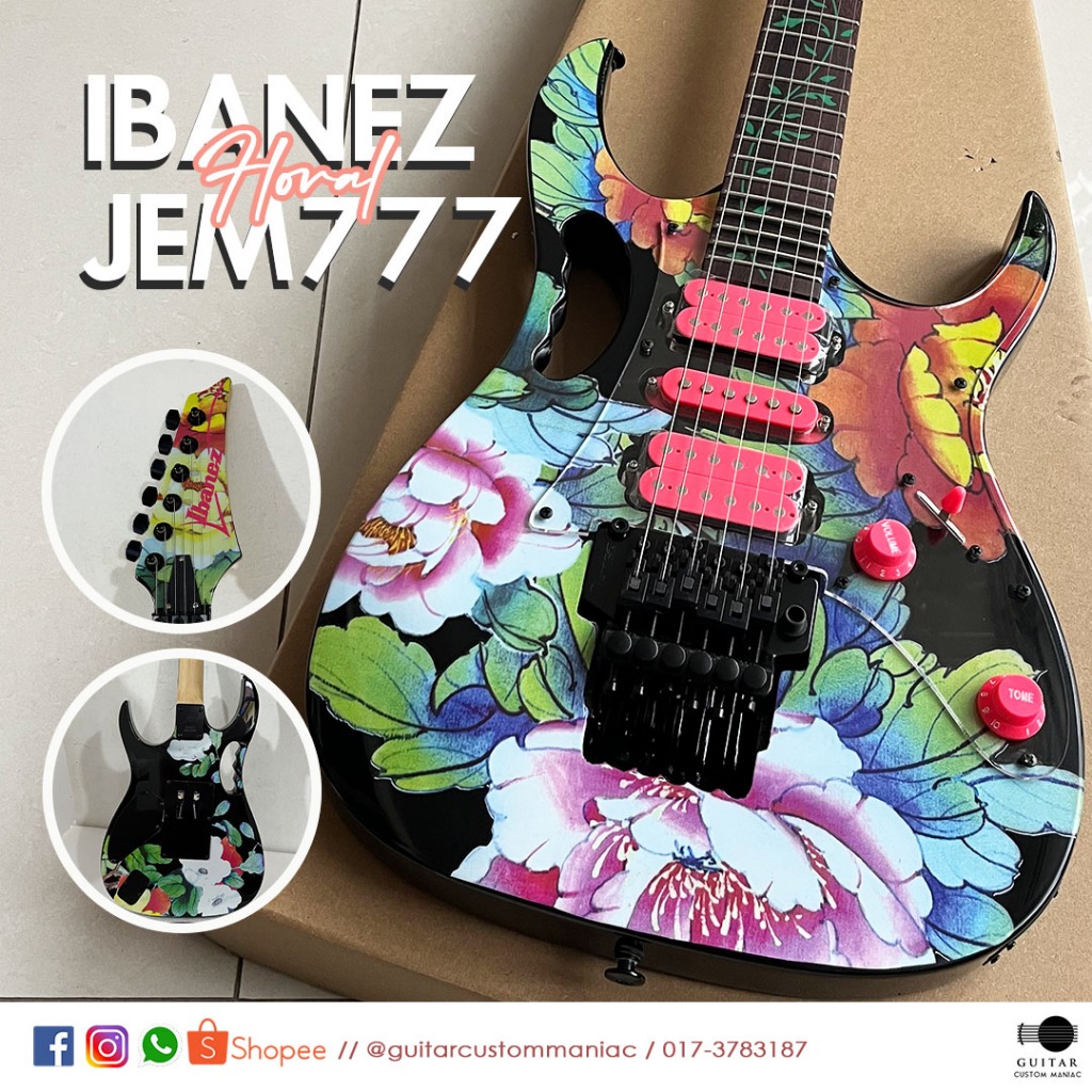 Ibanez jem 777 deals floral