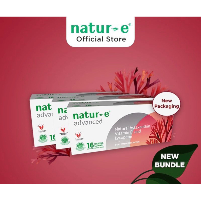 Natur E Advance Untuk kulit berkedut & Jerawat (16capsule) Shopee