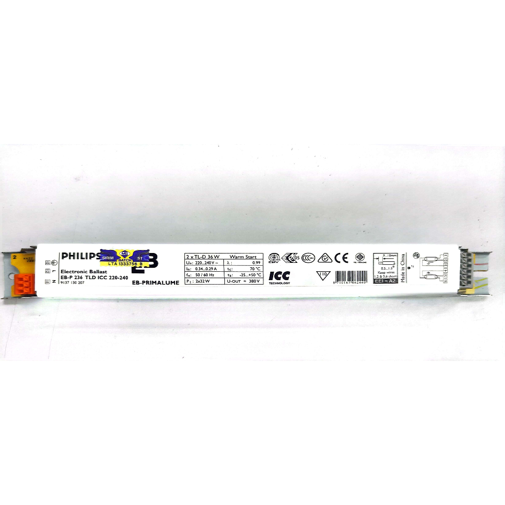 Philips Electronic Ballast EB-P 236 TLD ICC 220-240 （Fluorescent Lamps ...