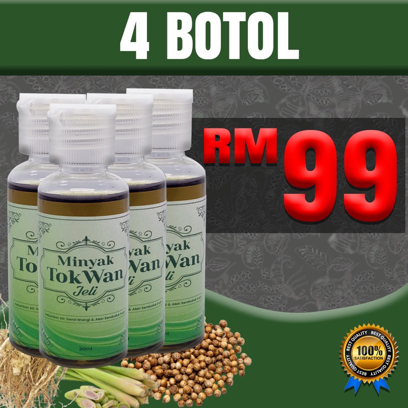 ORIGINAL MINYAK TOK WAN JELI | Shopee Malaysia