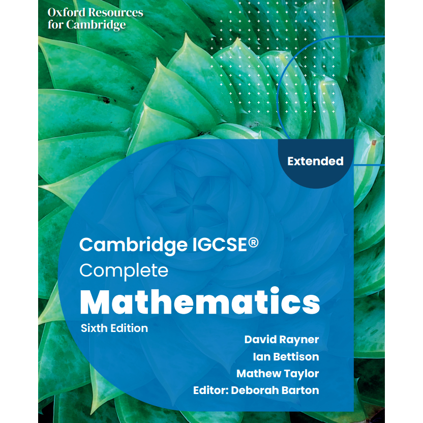 Complete Mathematics Extended Student Book 6th Edition Cambridge IGCSE ...