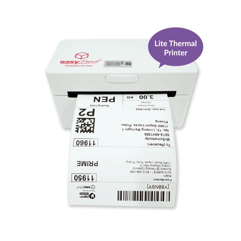Easyparcel Lite Thermal Printer L400 ( not include paper roll