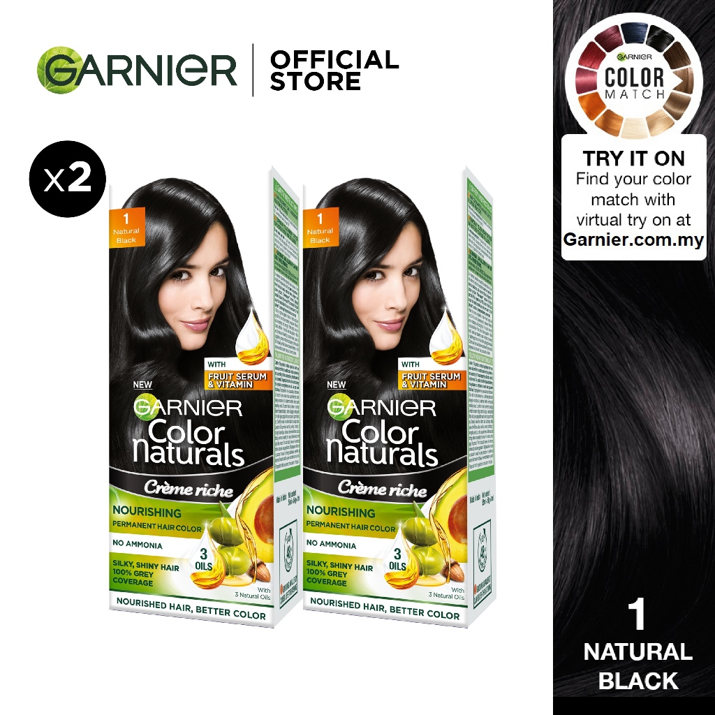 GARNIER ColorNat Cream Hair Color No Ammonia, Telus Air, 100 Halal