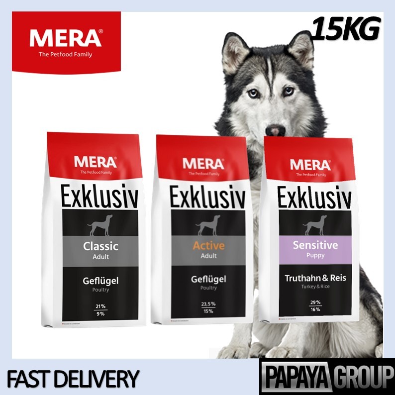 Mera Exklusive Dog Dry Food 15kg Shopee Malaysia