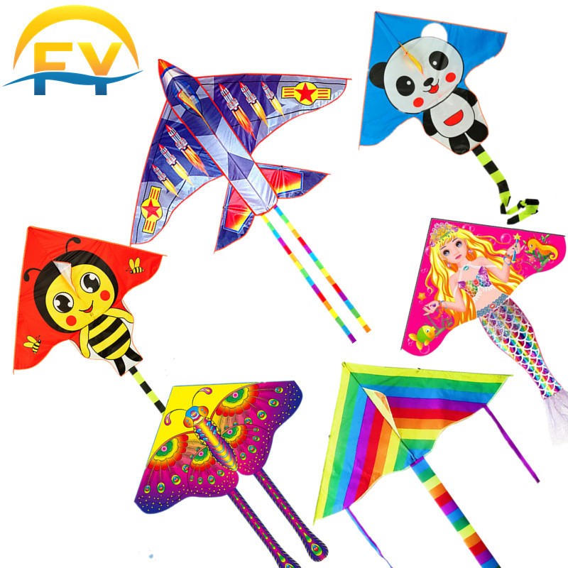 [FREE STRING] FY 1.6M Adult Kid Flying Kite Aeroplane Long Tail Outdoor ...
