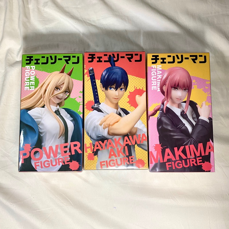 (Japan MISB) Chainsaw Man Power Aki Makima Figure Taito Anime Figurine