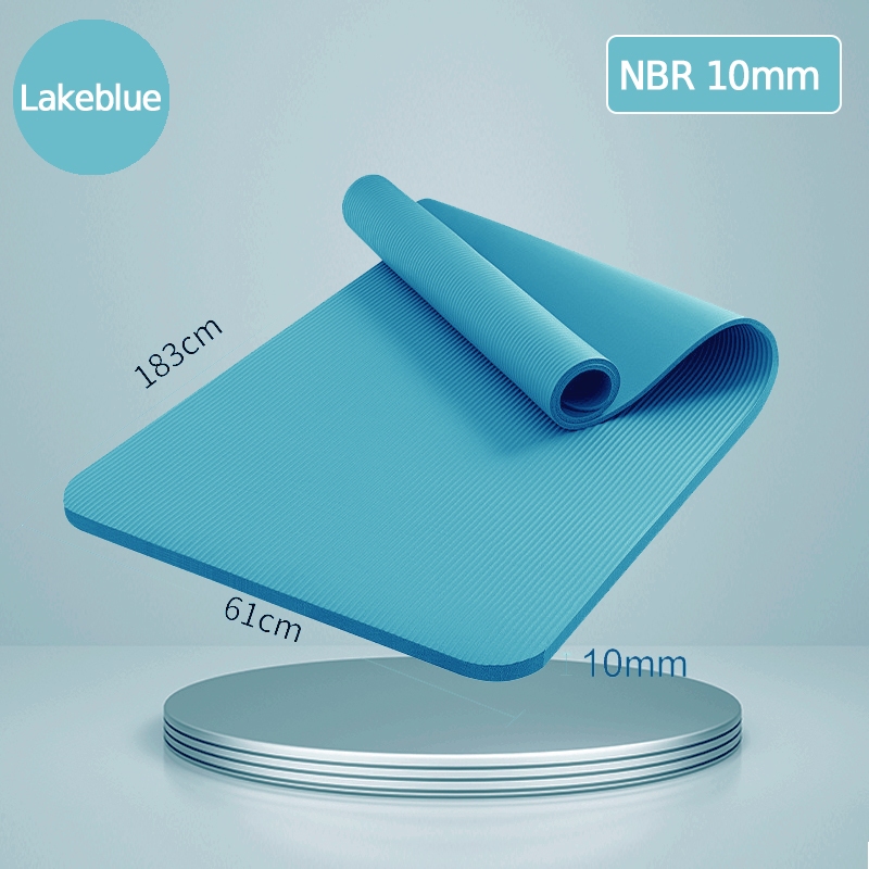 【No.1 Best selling】 NBR/TPE Yoga Mat 10/15MM Soft High Density EXTRA