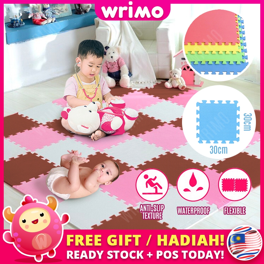 READY STOCK💝 WRIMO Bannie Play Mat Foam Mat Climbing Pad Crawling Rugs