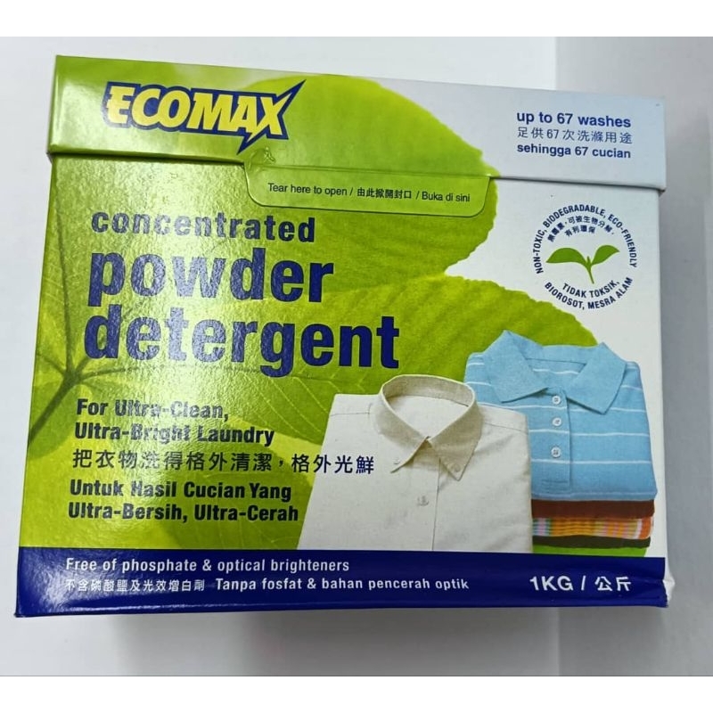 CONCENTRATED POWDER DETERGENT 1KG Shopee Malaysia