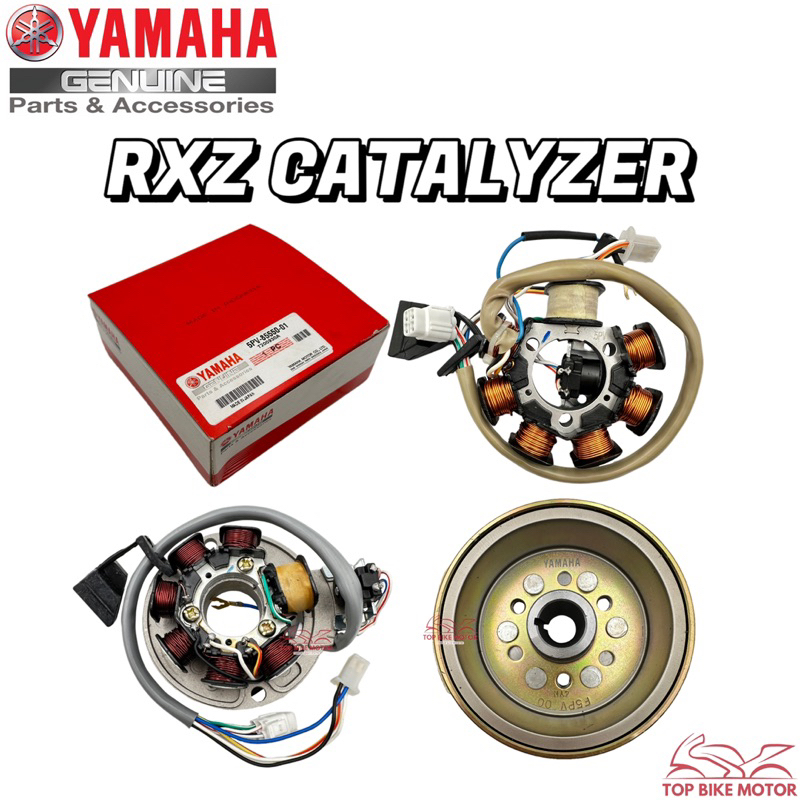 YAMAHA RXZ CATALYZER ( 5PV ) STATOR ASSY FUEL COIL STARTER COIL MAGNET ...
