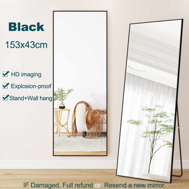 DO 150CM Stand Cermin Panjang Mirror Long Mirror Wall Large Standing ...