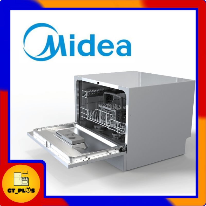 Midea Table Top Dishwasher Dish Washer WQP6-3607 / WQP6 3607 | Shopee ...