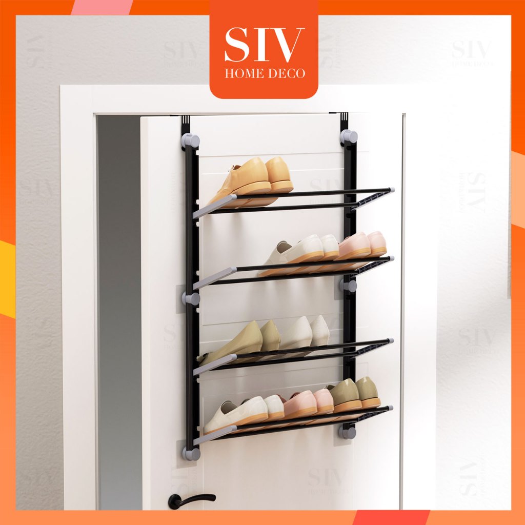 Metal over the on sale door shoe rack