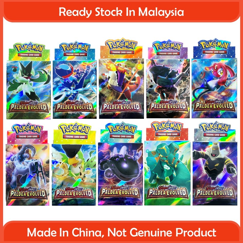 Pokemon Card Box 25pcs/box 2023 New Version Scarlet & Violet Terastal ...