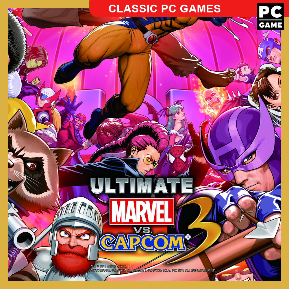 Ultimate Marvel vs Capcom 3 Games for PC🔥Classic Nostalgic PC Games ...
