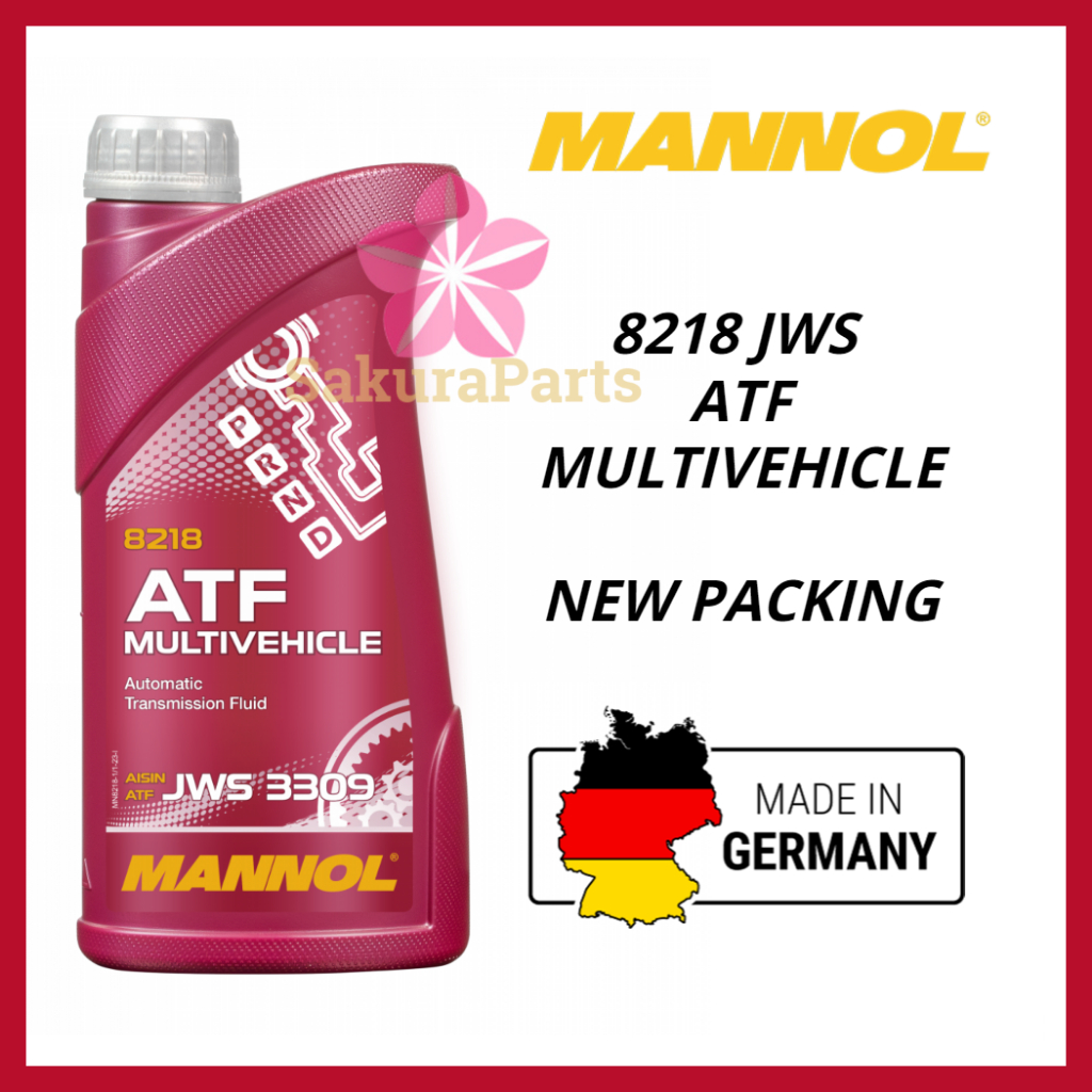 MANNOL 8218 OEM MULTIVEHICLE JWS 3309 ATF Transmission Fluids 1L ...