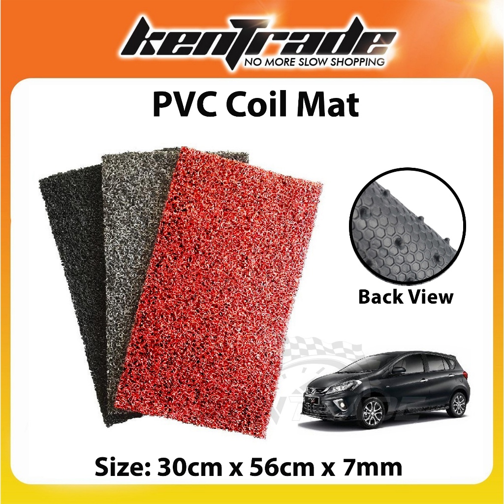 Washable Universal Car Floor Mat PVC Coil Anti Slip Car Mat Universal