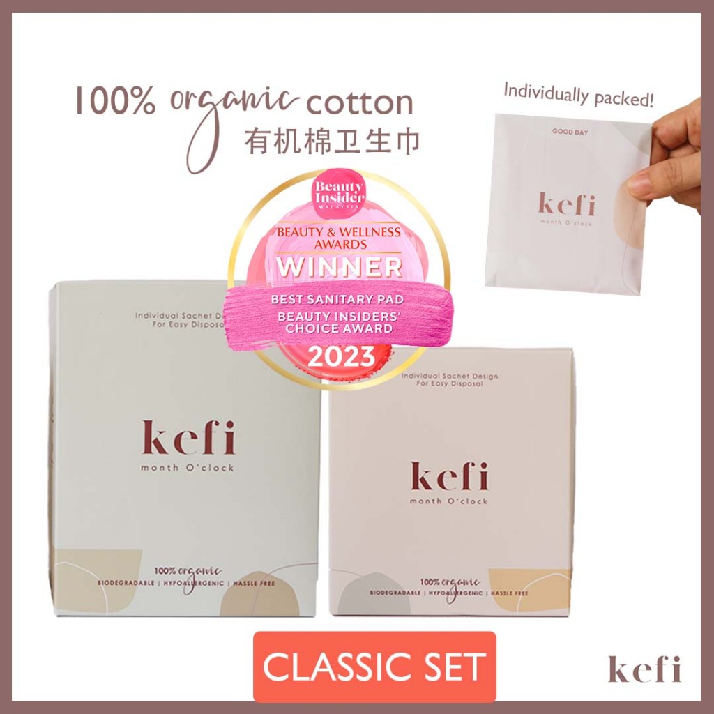 [KEFI] 100 Organic Cotton AntiAllergy Ultra Thin Individual Envelope