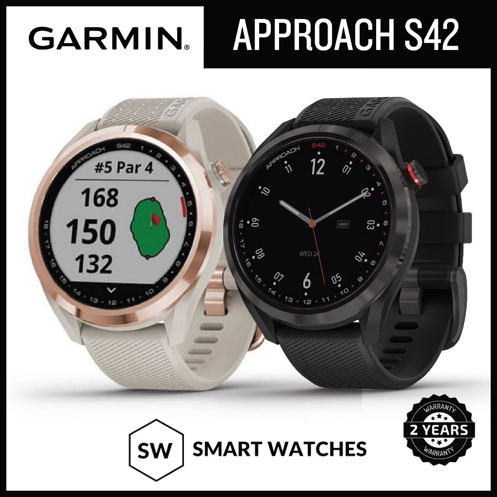 Garmin Approach S42 GPS Golf Smartwatch Shopee Malaysia
