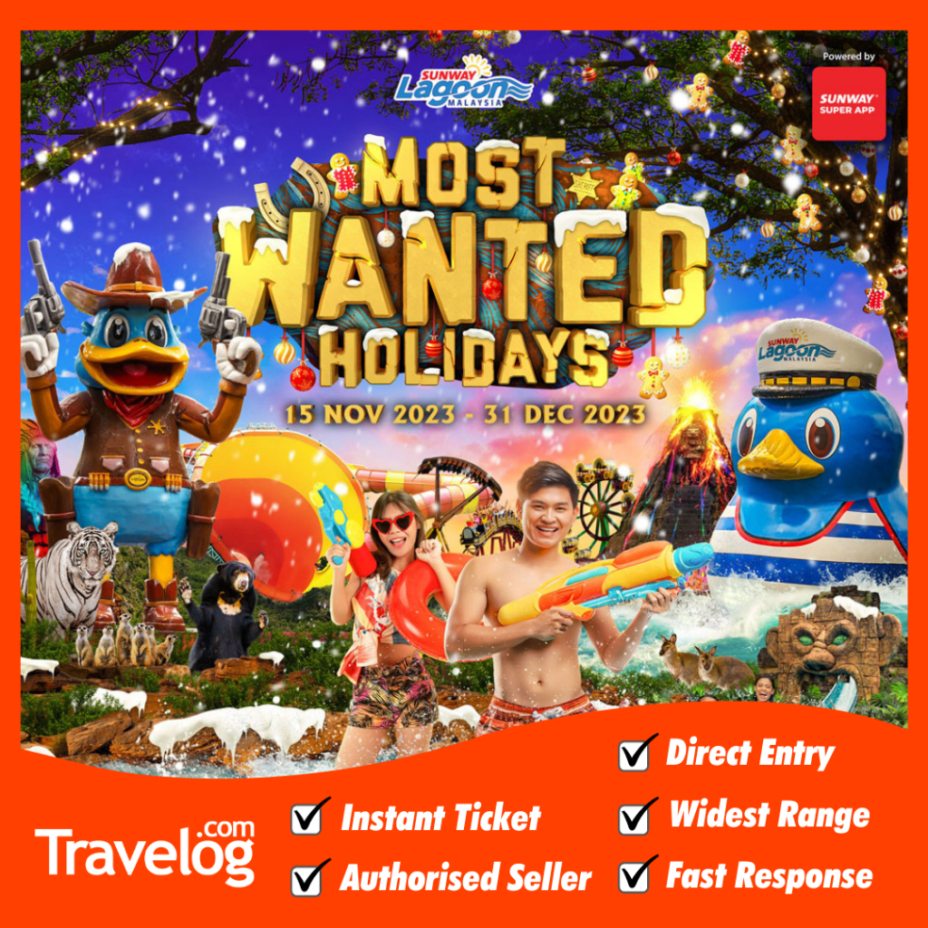 [2024 PROMO!] Sunway Lagoon Theme Park MALAYSIAN Tickets to All Parks