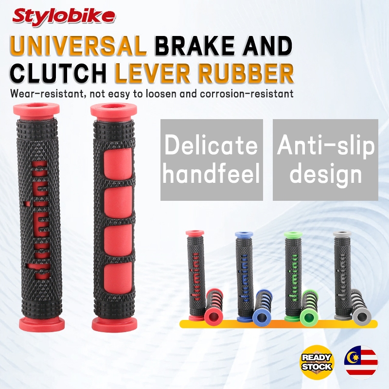 Universal Brake Clutch Lever Cover Handle bar Horn Corner Grips Rubber