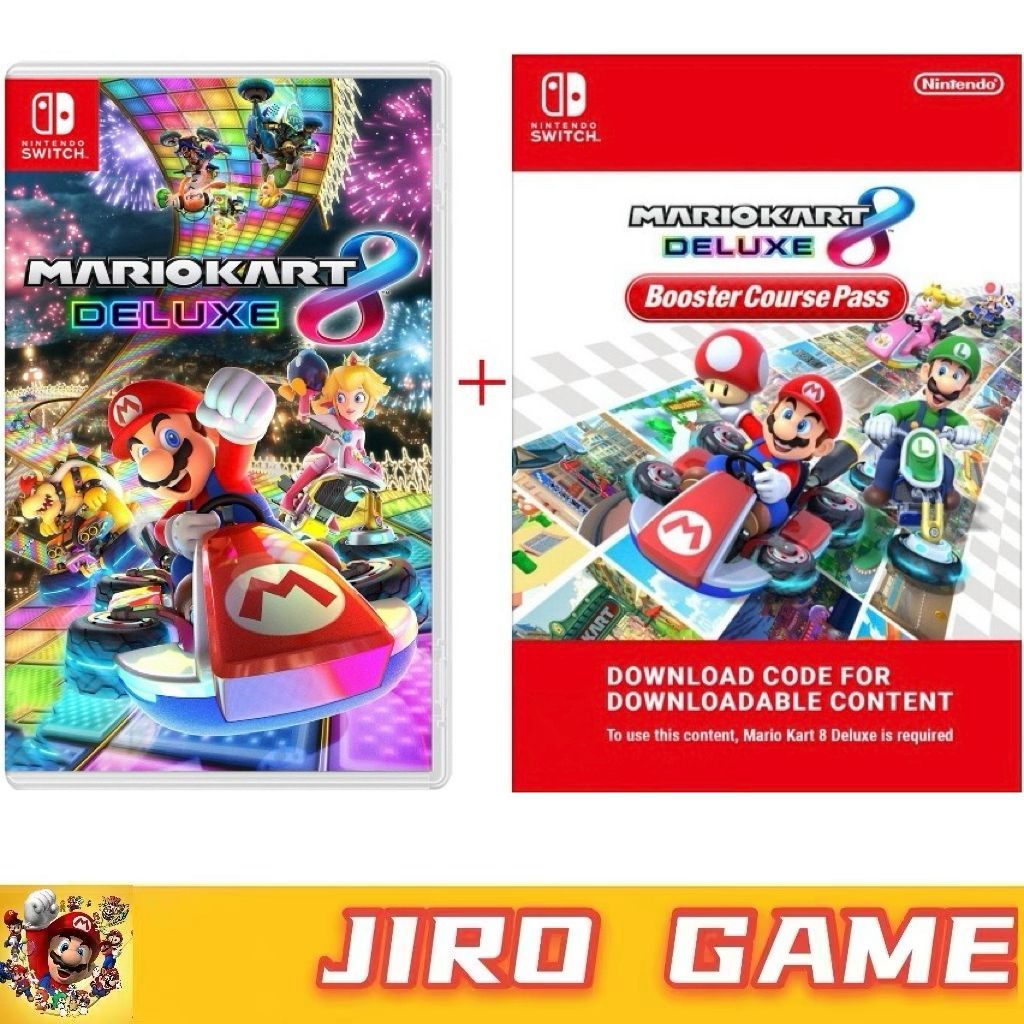 Nintendo Switch Mario kart 8 Deluxe + Booster Course Pass (English ...