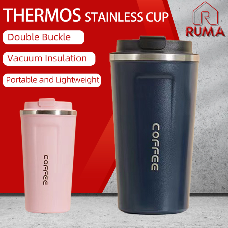 Stainless Steel Coffee Thermos Mug 510ml Multipurpose Portable Car Vacuum  Flask