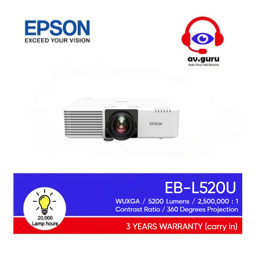 Epson Business Laser Projector Eb L520u Eb L630u Eb L730u Eb L570u Eb L770u Eb L630su 