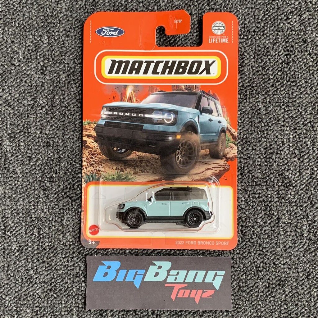 Matchbox 2022 Ford Bronco Sport Blue Basic Mainline 2024 Case A (In ...