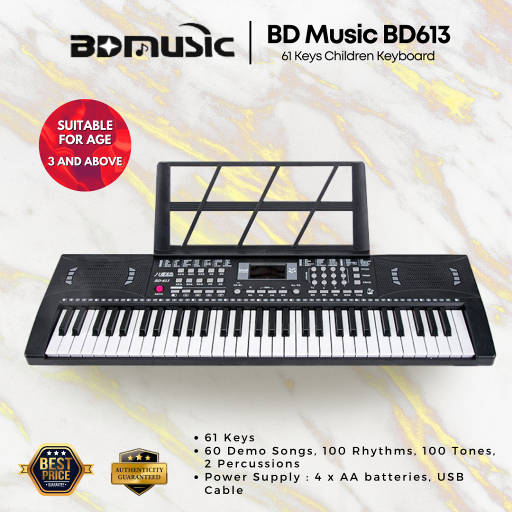 61 Keys Keyboard Children Electronic Keyboard ( BD613 / BD613 / BD 613