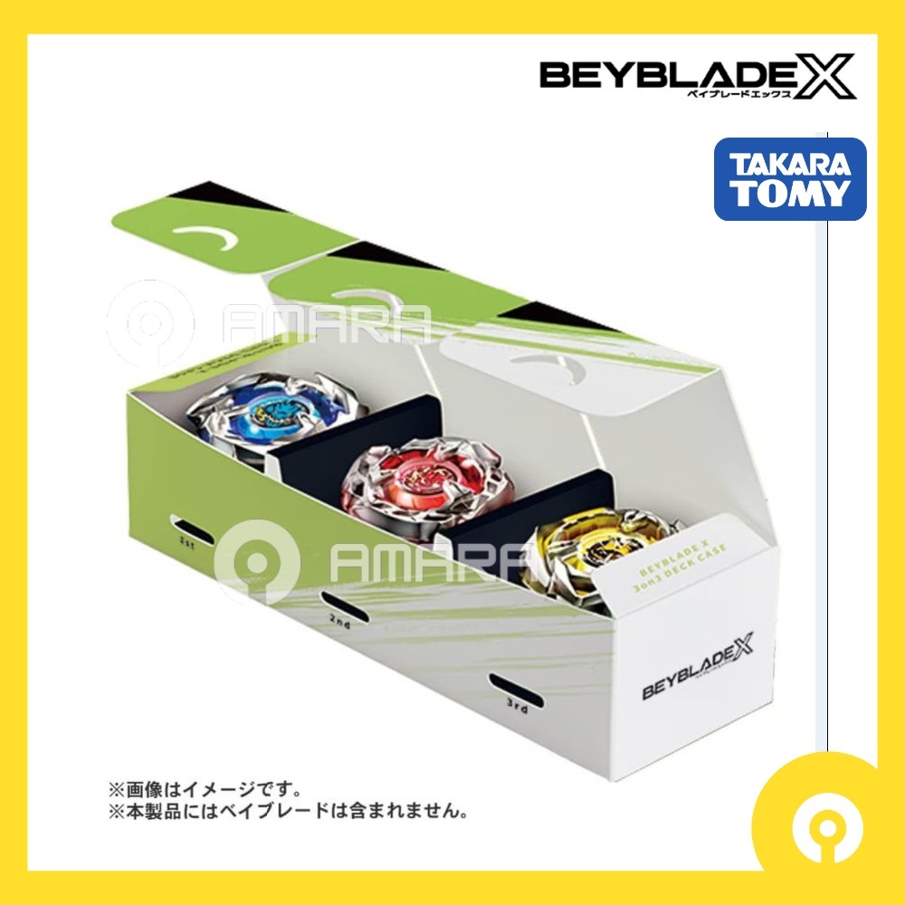 Takara Tomy Beyblade X BX-12 3on3 – Funda Protectora Para Batallas De 3 Beyblades, Accesorio Oficial Para El Juego De Equipo De Beyblade X