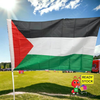 Larger 150 x 90cm Flag Bendera Negara Palestin Palestine