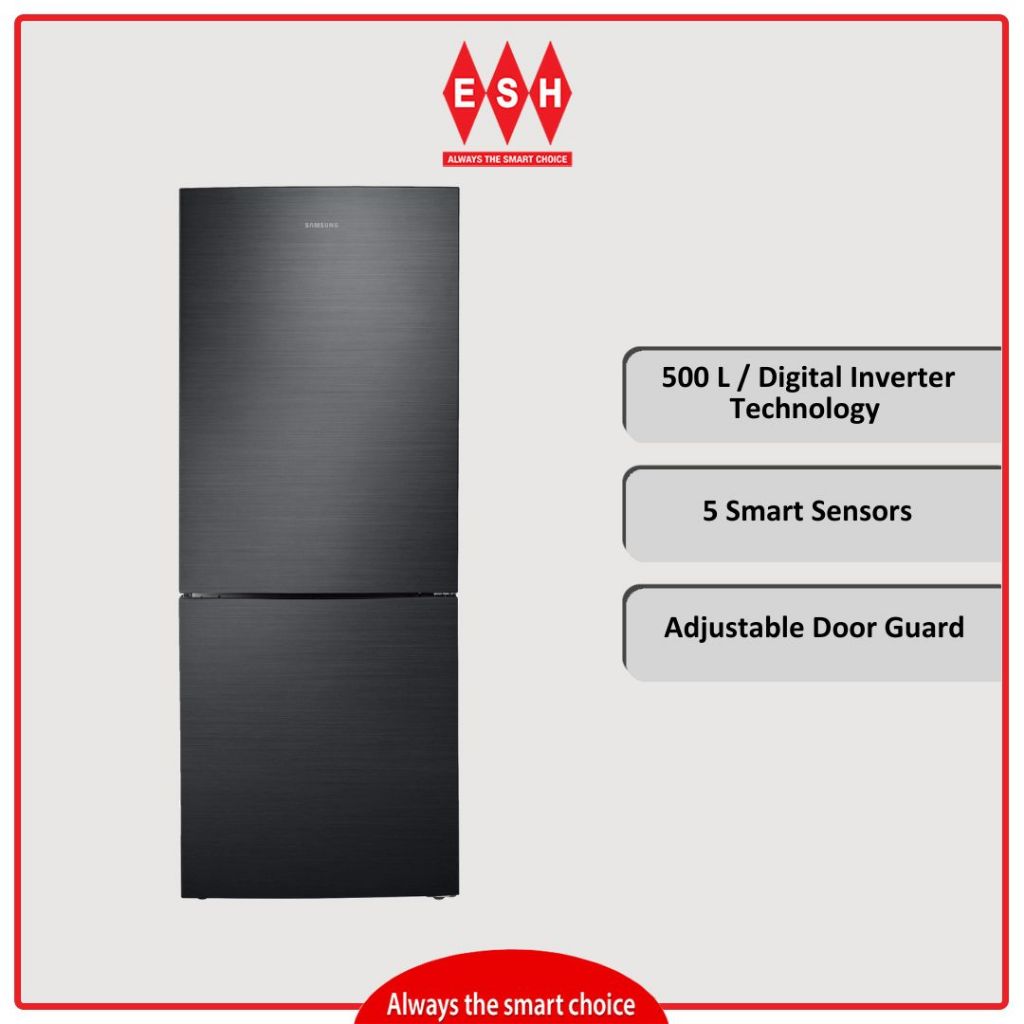 Samsung RL4323RBABS 500L Bottom Mount Freezer with Digital Inverter