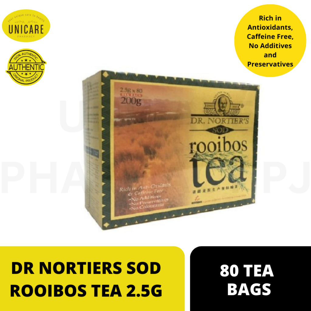 DR NORTIER'S SOD ROOIBOS TEA 2.5G X 80'S Shopee Malaysia