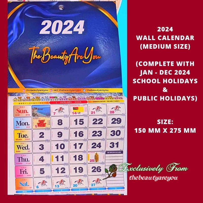 2025 Calendar Limited Edition by TheBeautyAreYou School