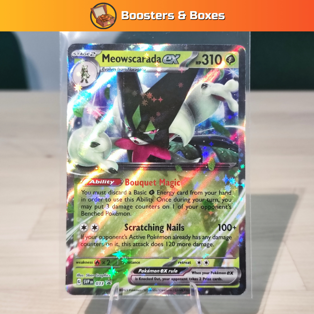 Meowscarada ex (SVP033) [Scarlet & Violet Black Star Promos] Shopee Malaysia