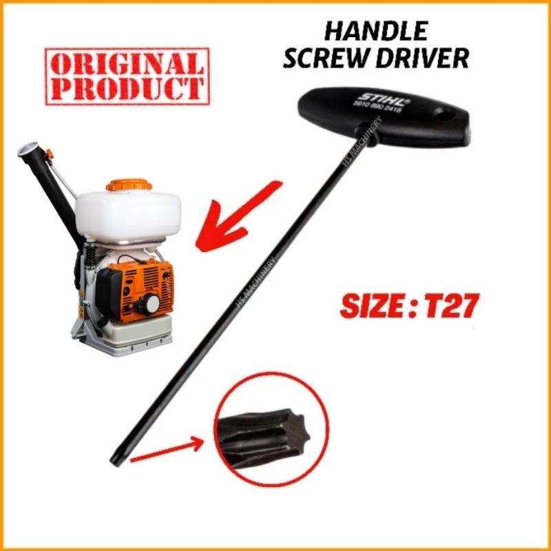 Original “T” Handle Flower Thread Allen Key T27 Screw Driver ...