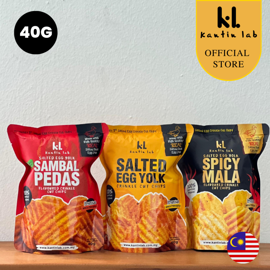 Kantin Lab Salted Egg Yolk / Sambal Pedas Flavoured / Spicy Mala