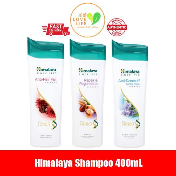 Himalaya Shampoo 400mL - Anti-dandruff Gentle Clean / Anti-Hair fall ...