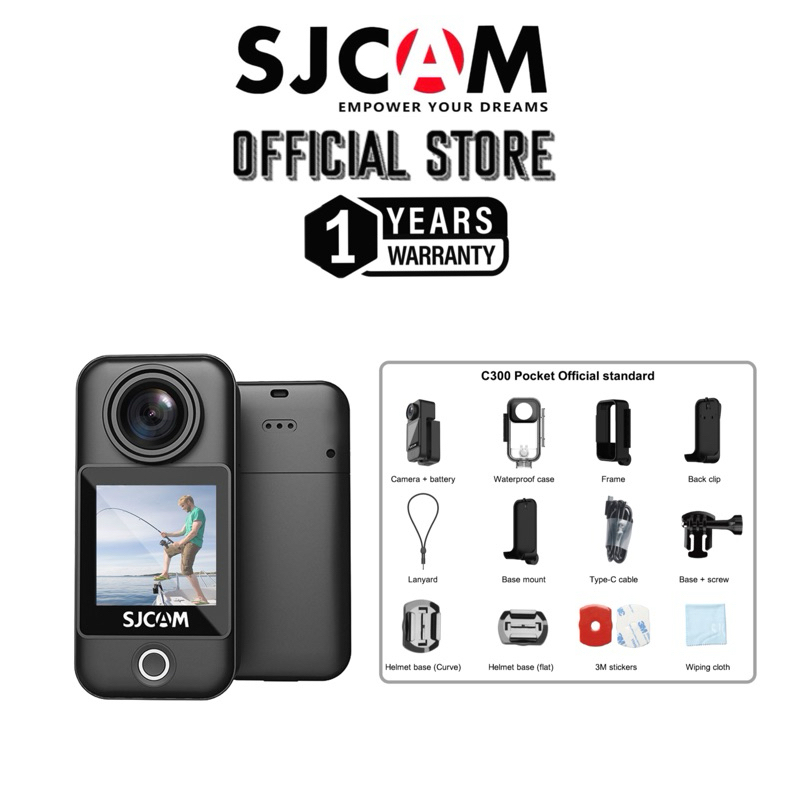 (SJCAM OFFICIAL MALAYSIA)SJCAM SJ11 ACTIVE 20MP 4K VIDEO LIVE STREAMING ...