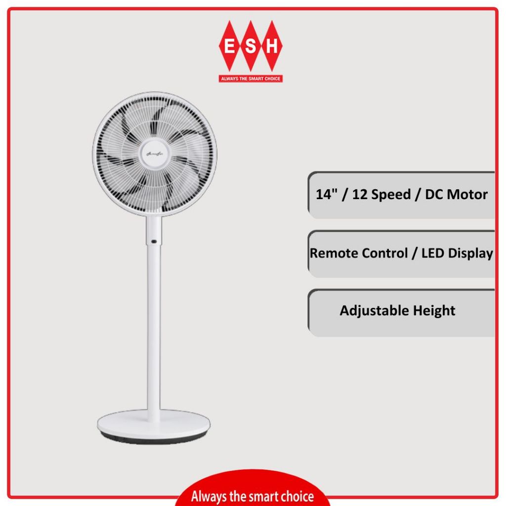 Alpha Motto SF60 14 Inch DC Motor Stand Fan ESH Shopee Malaysia